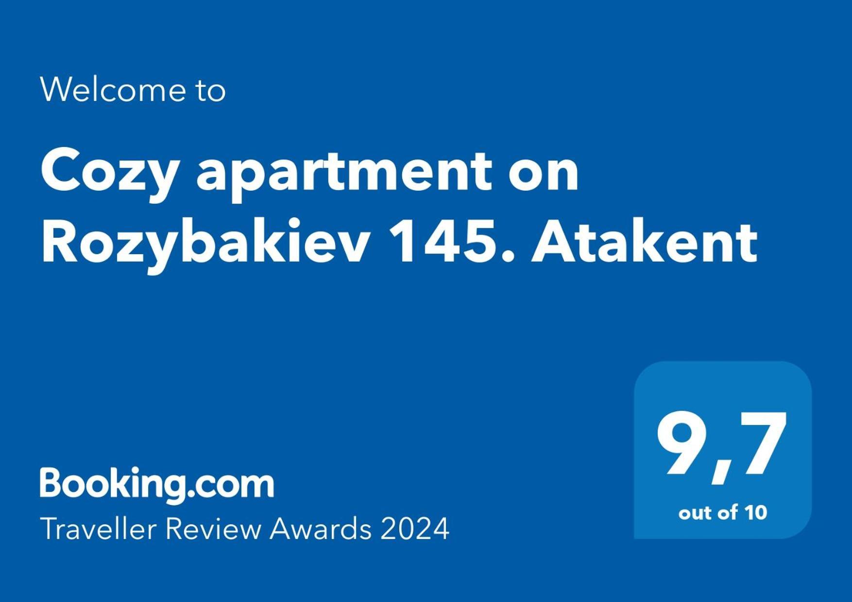 Cozy Apartment On Rozybakiev 145. Atakent Алмати Екстер'єр фото